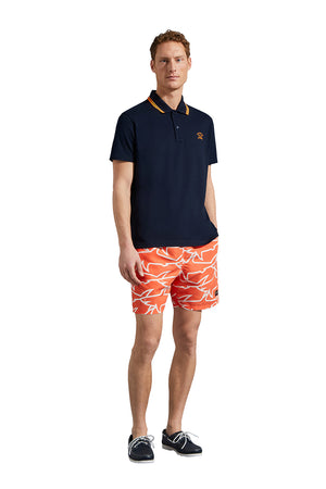 Printed Shark Swim Shorts